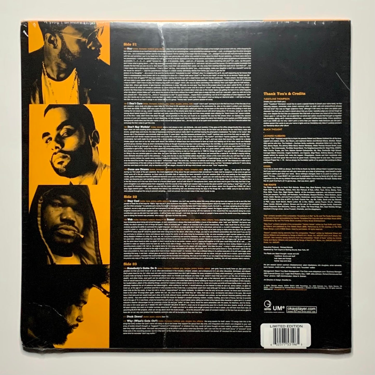 The Tipping Point - The Roots 2xLP Gold Vinyl w/ Sleeve Damage