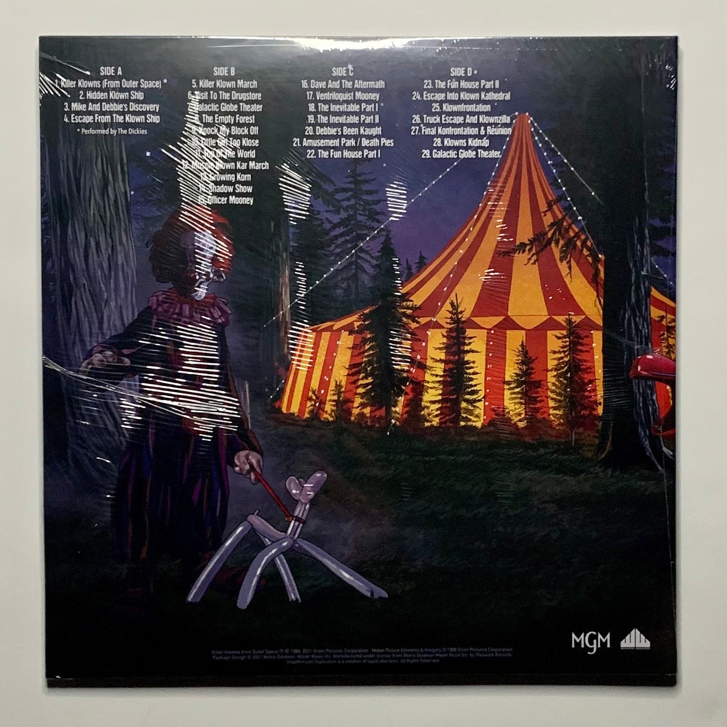 Killer Klowns from Outer Space (SoundTrack) - The Dickies 2xLP Violet & Blue Vinyl