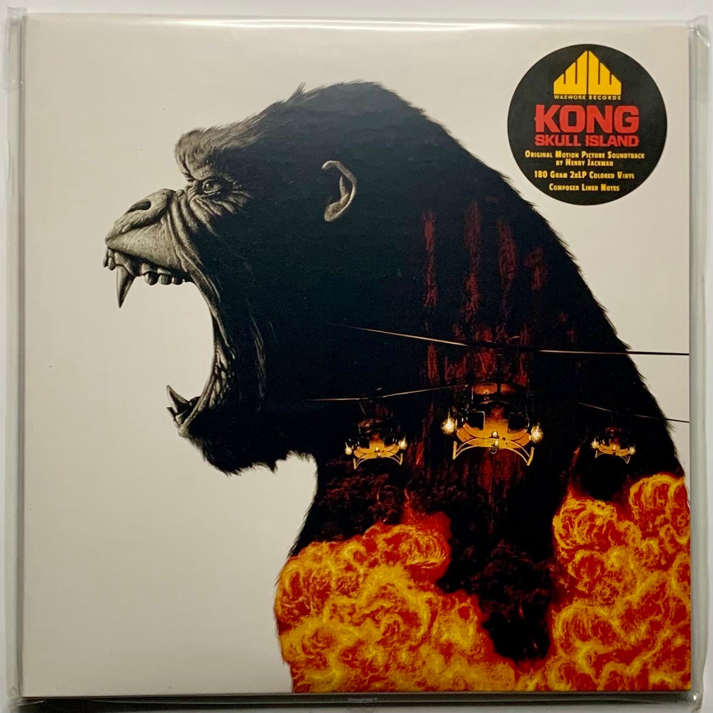 Kong: Skull Island (Soundtrack) - Henry Jackman 2xLP Red Lava Vinyl