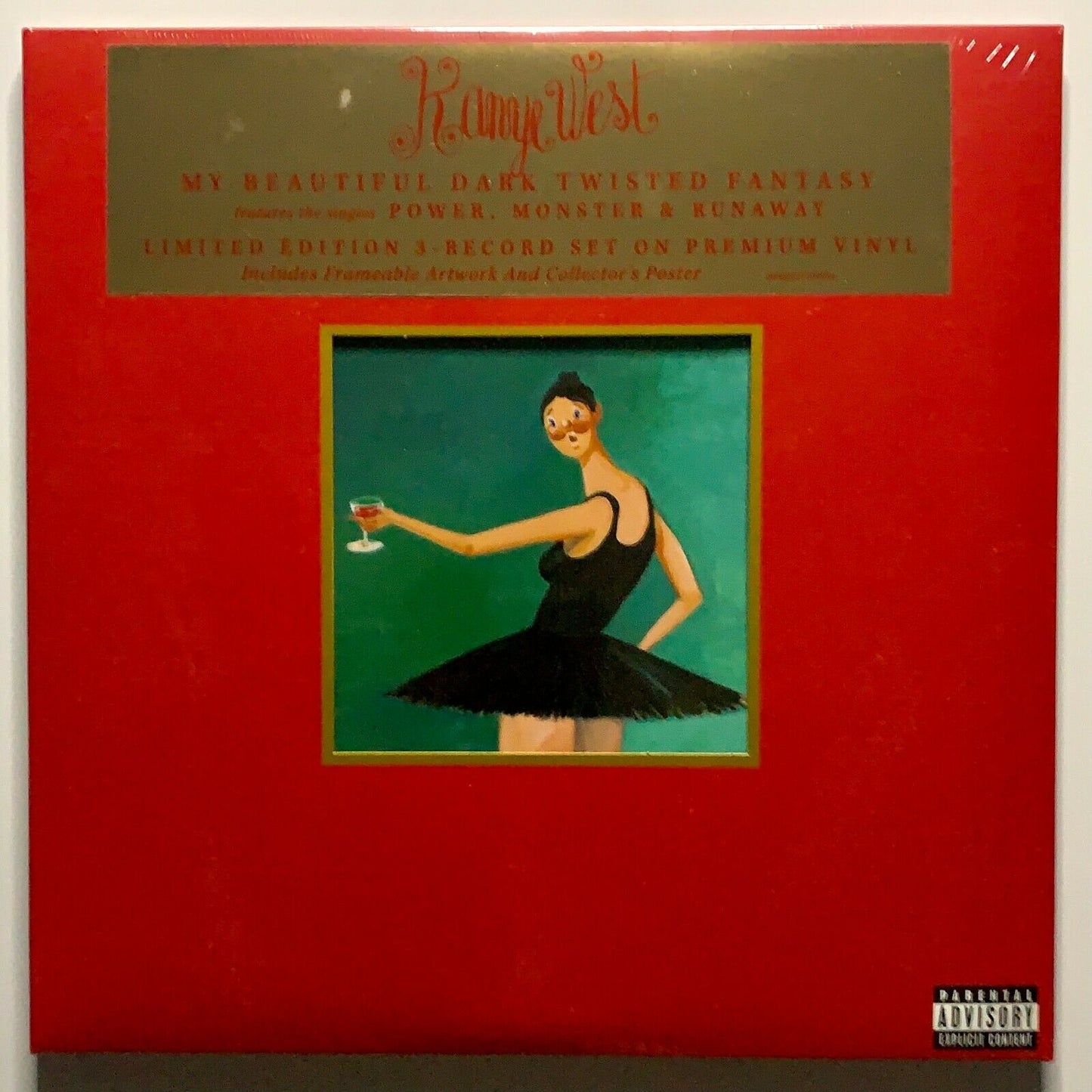 My Beautiful Dark Twisted Fantasy Kanye West Album Black Vinyl