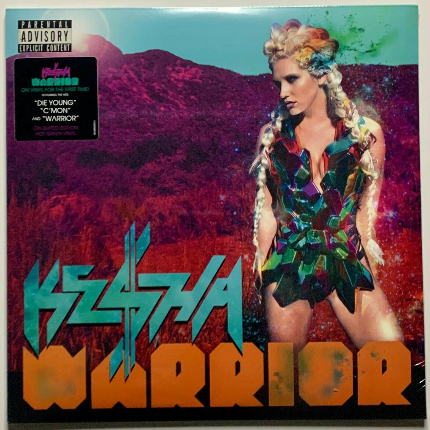 Kesha Warrior Album Hot Green Vinyl