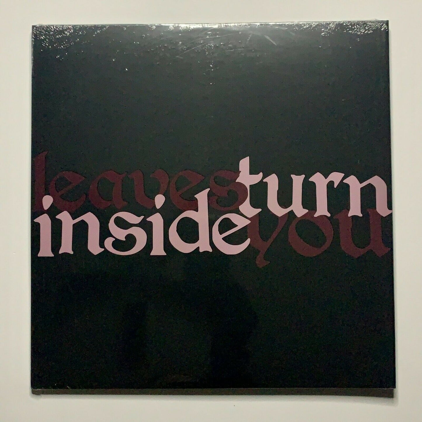 Leaves Turn Inside You Unwound Album Black Vinyl Back of Cover