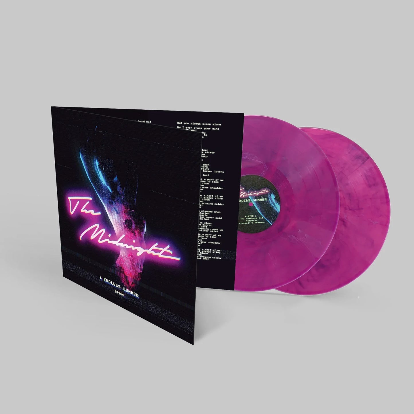 Endless Summer - The Midnight 2xLP Pink/Purple Swirl Vinyl