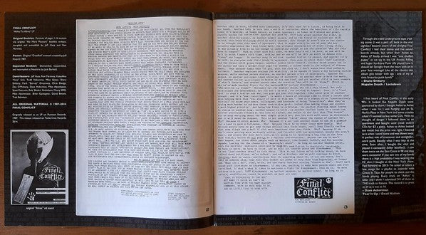 Final Conflict - Ashes To Ashes Vinyl Deluxe Ed.
