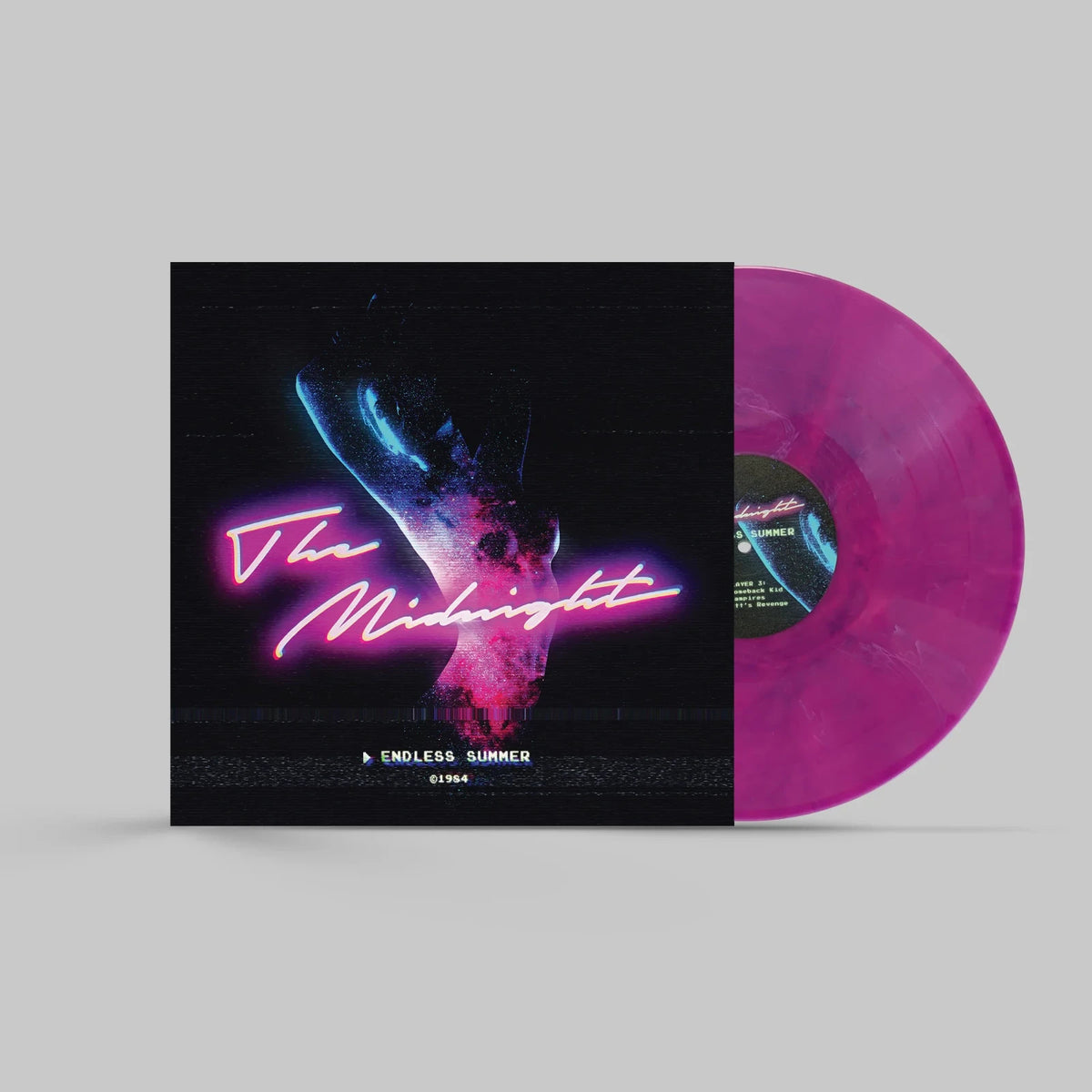 Endless Summer - The Midnight 2xLP Pink/Purple Swirl Vinyl