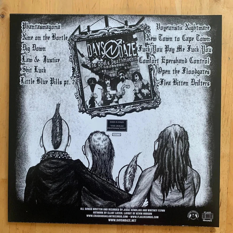 The Oogle Deathmachine - Days N' Daze 12" Black Vinyl