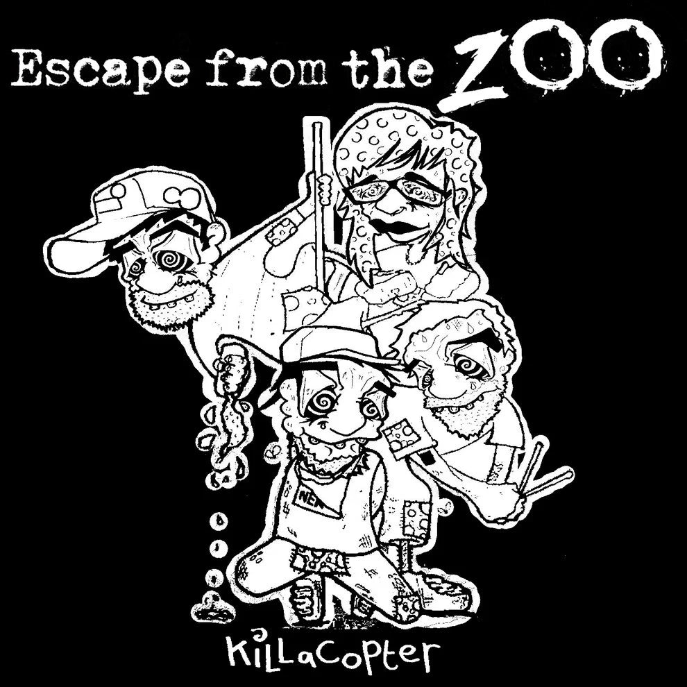 Escape From The Zoo - Killacopter 12" Turquoise Vinyl