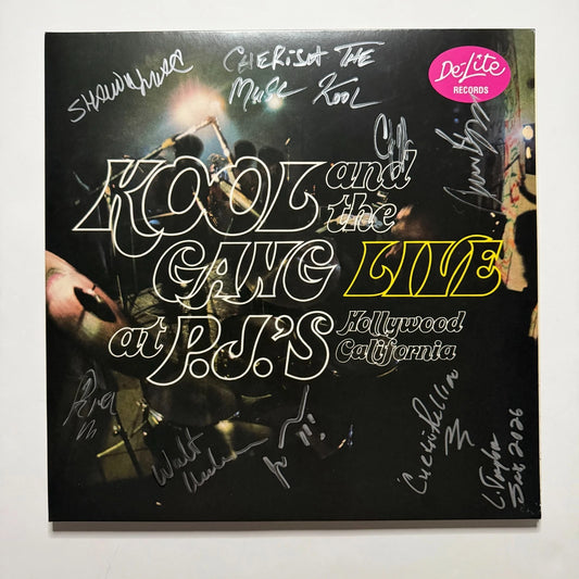 Live at P.J.'s - Kool & The Gang Rare Signed 180g 12" Vinyl