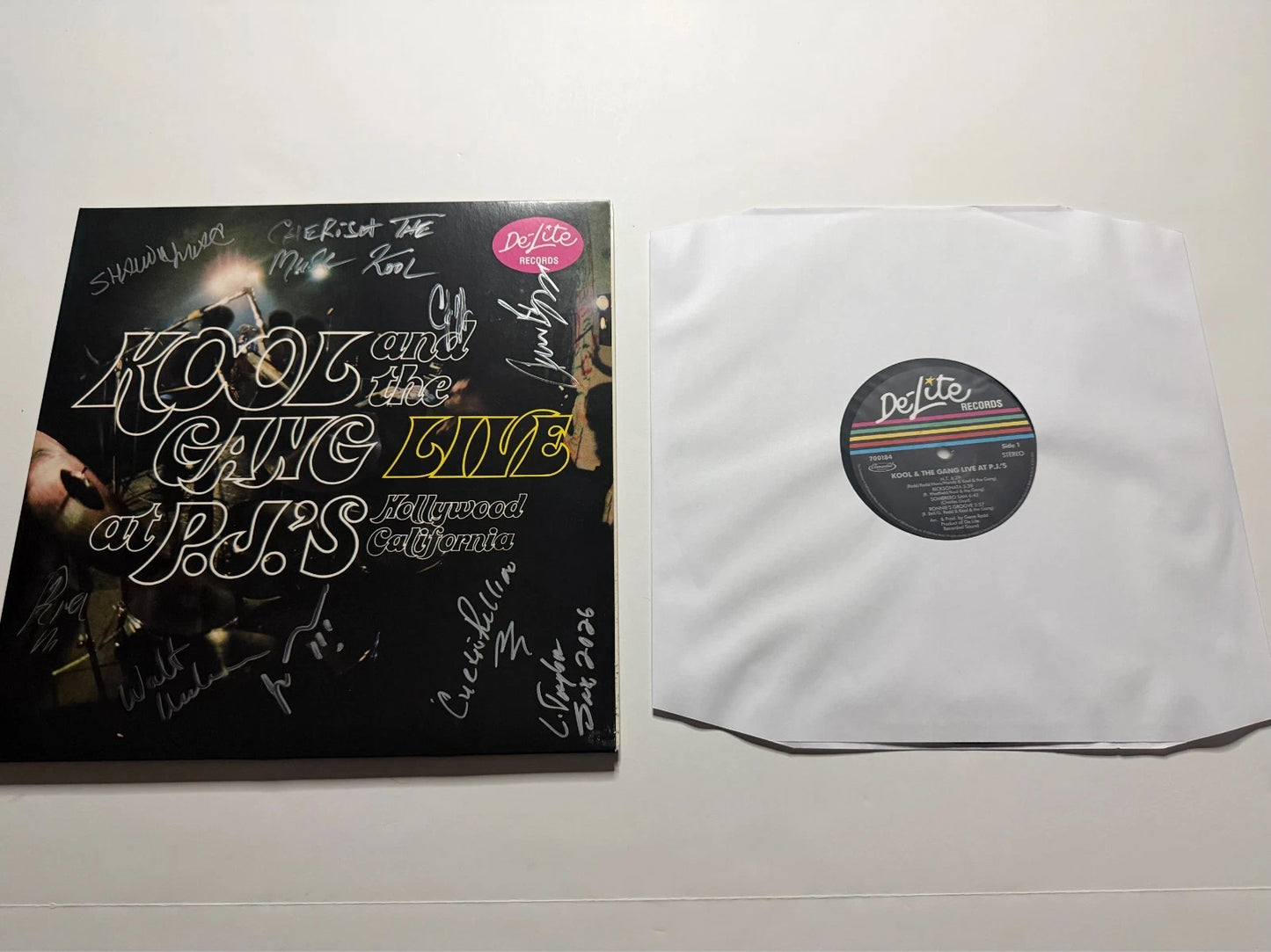 Live at P.J.'s - Kool & The Gang Rare Signed 180g 12" Vinyl