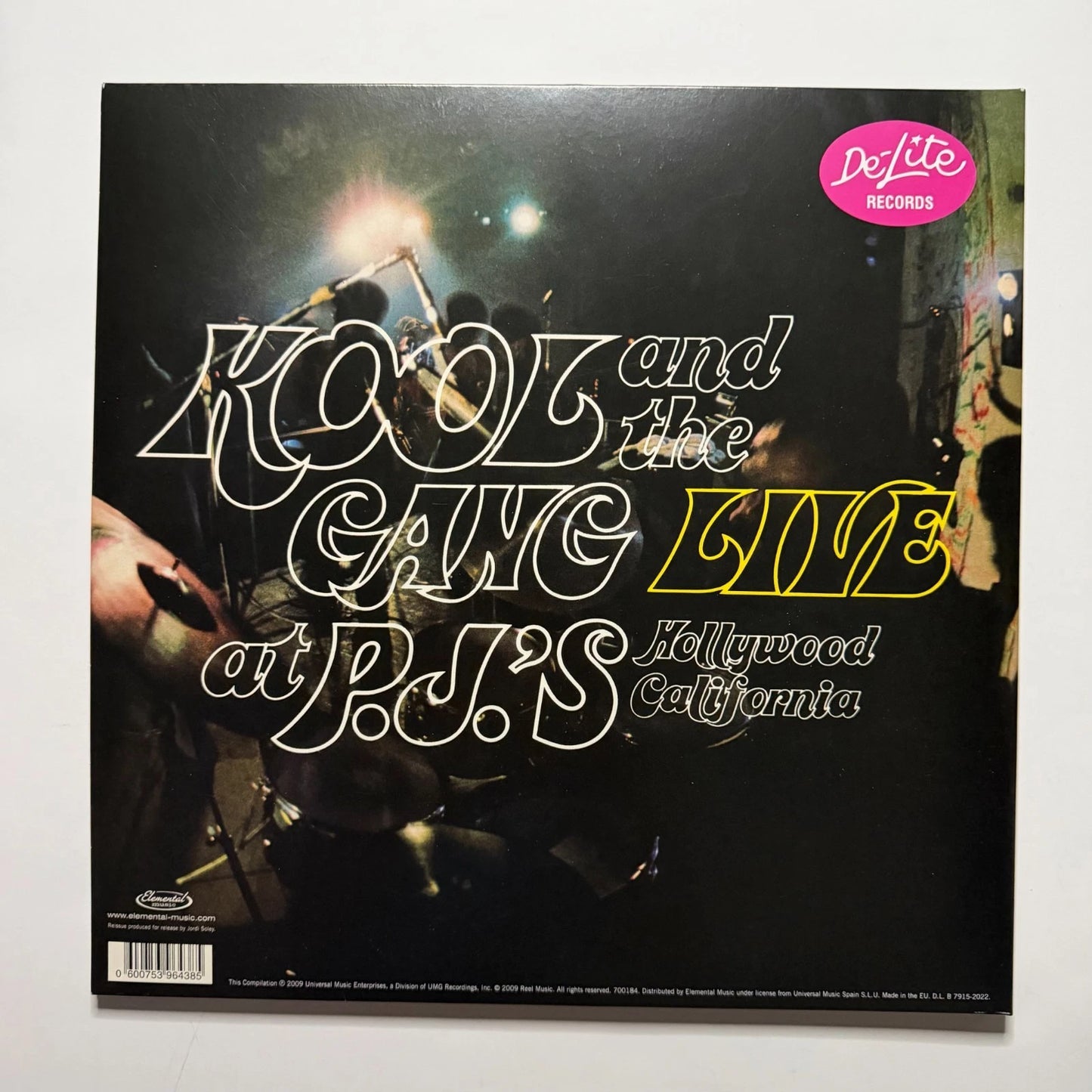 Live at P.J.'s - Kool & The Gang Rare Signed 180g 12" Vinyl