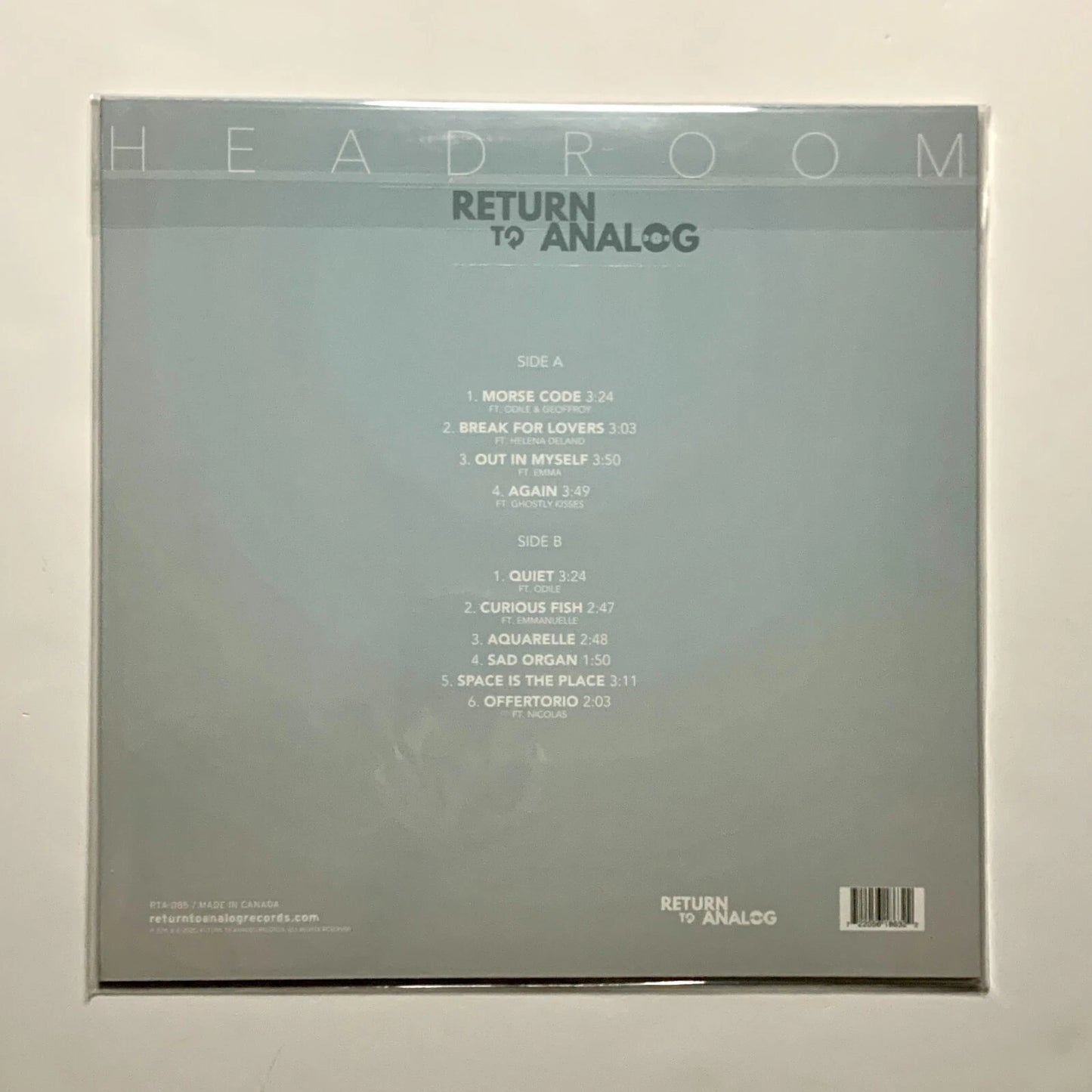 Headroom - Men I Trust 12" Black Ice Vinyl